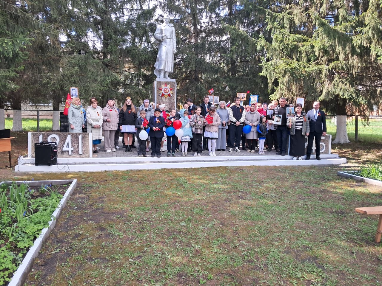 Торжественный митинг, посвященный Дню Великой Победы.